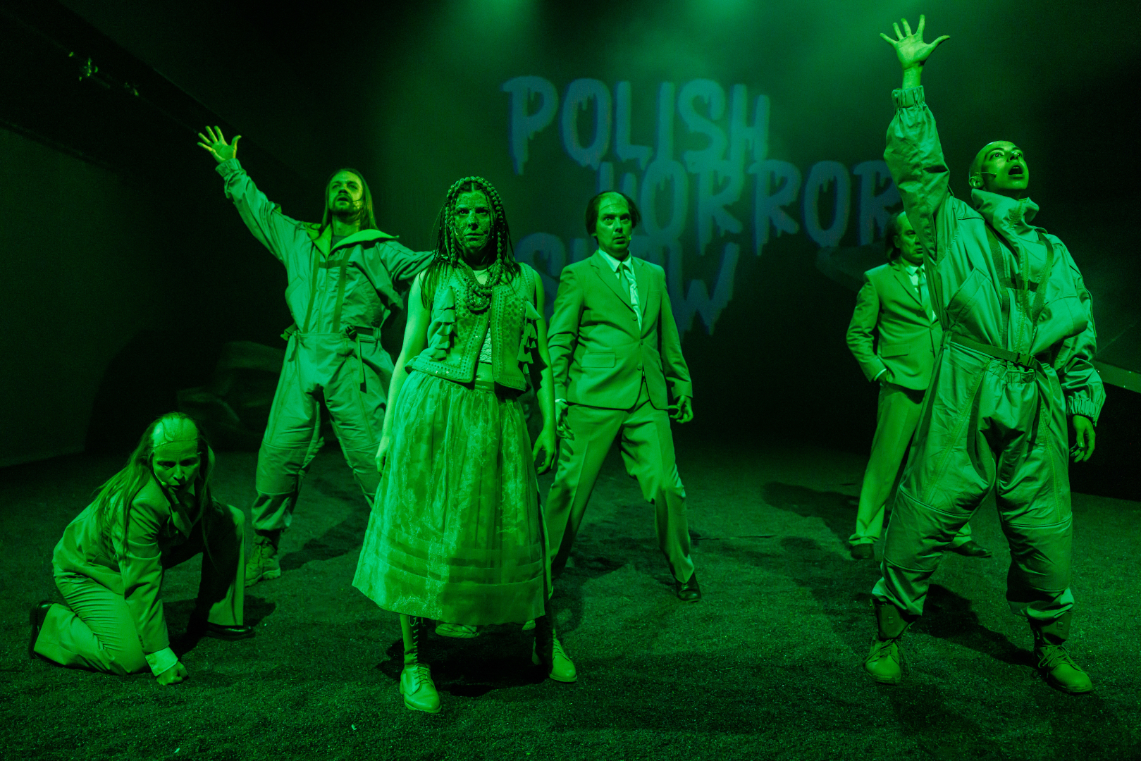 Zdjęcie z premiery spektaklu ,,Polish Horror Story”