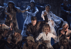 Fotografia ze spektaklu ,,Folwark zwierzęcy” w Teatrze Ludowym